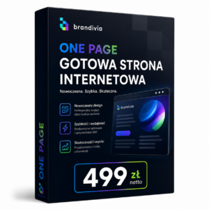 Profesjonalna strona internetowa ONE PAGE w 24h